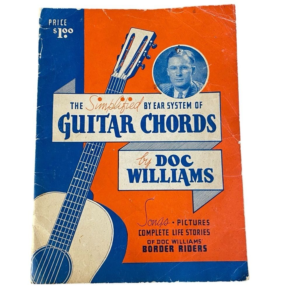 Guitar Chords Book VTG by Doc Williams Copyright 1943